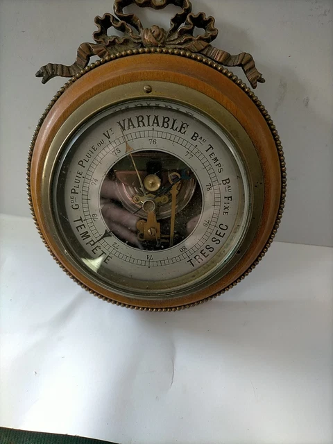 Restauration baromètre ancien, Paris - Atelier Damien de Laâge