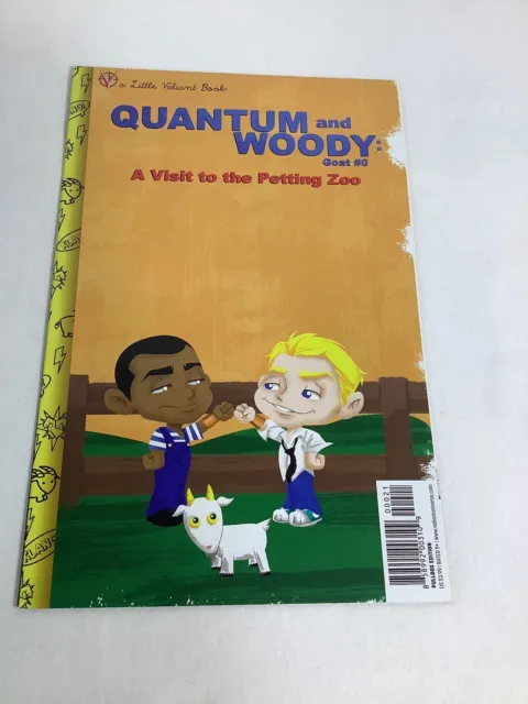 Quantum and Woody: Goat #0 Golden Book Variant Cover Valiant Entertainment 2014