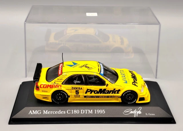 Miniature Minichamps 1/43 - Mercedes Classe C DTM 2007 - Mika Hakkinen #6 TEAM AMG-Mercedes - Neuve