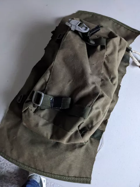 Army Bergen Backpack Top Pocket With Straps - Needs Sewing On