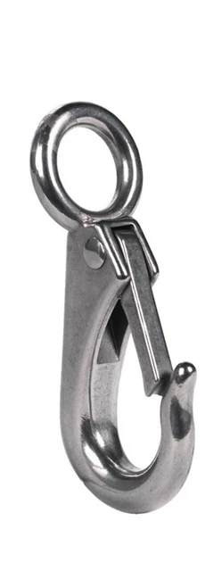 Campbell T7631434 Stainless Steel Round Swivel Eye Bolt Snap 3-29/32Lx3/4Dia.in.