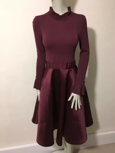 TED BAKER HAYLINN Woodland skater dress Pale Pink Size 12 Ted Size 3 NWT 89.99 PicClick UK