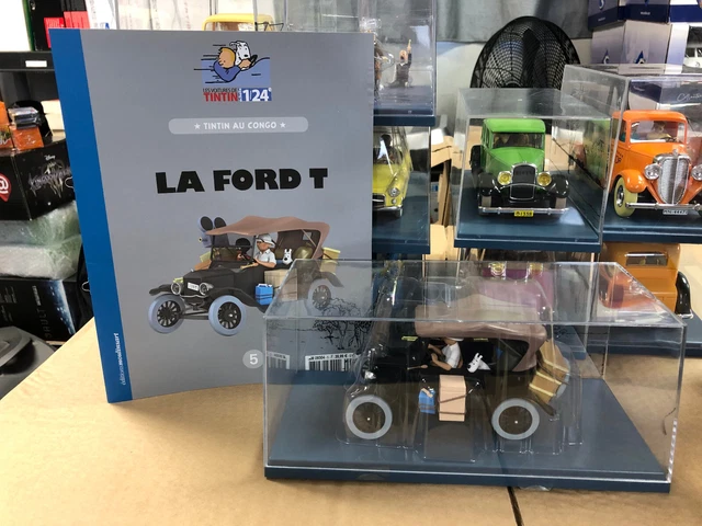 Voiture TINTIN 1/24 Collection Hachette N°5 La Ford T