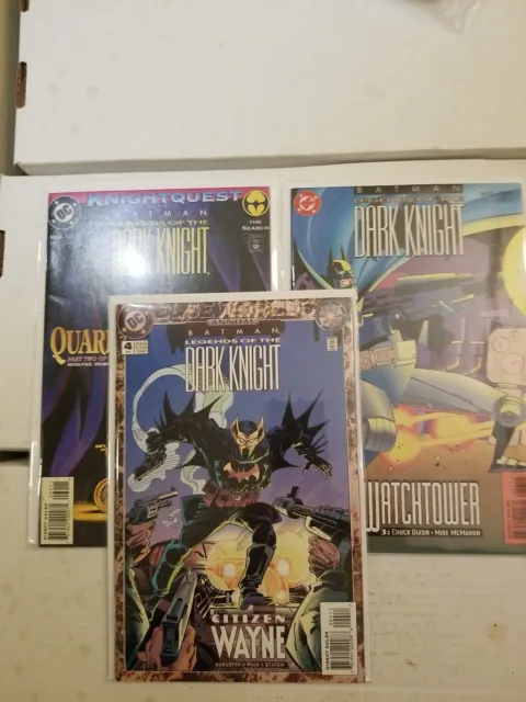 Legends of The Dark Knight Lot  of 3 #57,60 & Annual 1994 Batman