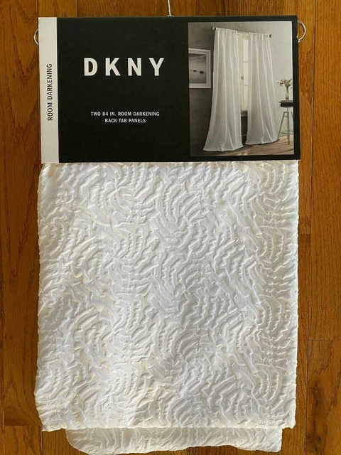 dkny cloud white curtains