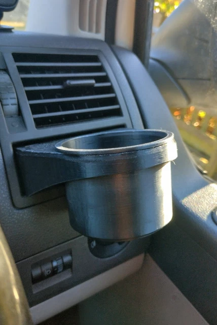 Genuine VW Logo Cup Holder For Transporter T5 & T5.1 | Fits Left Or Right Side | Easy Clip-In Install 6 thumbnail image