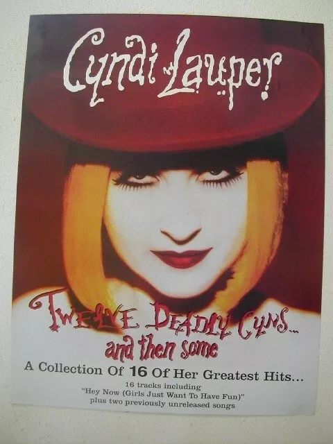 Cyndi Lauper Promo Poster cindy