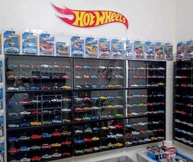 DISPLAY CASE FOR Hot Wheels 164 Scale 24 Diecast Toy Cars Wall