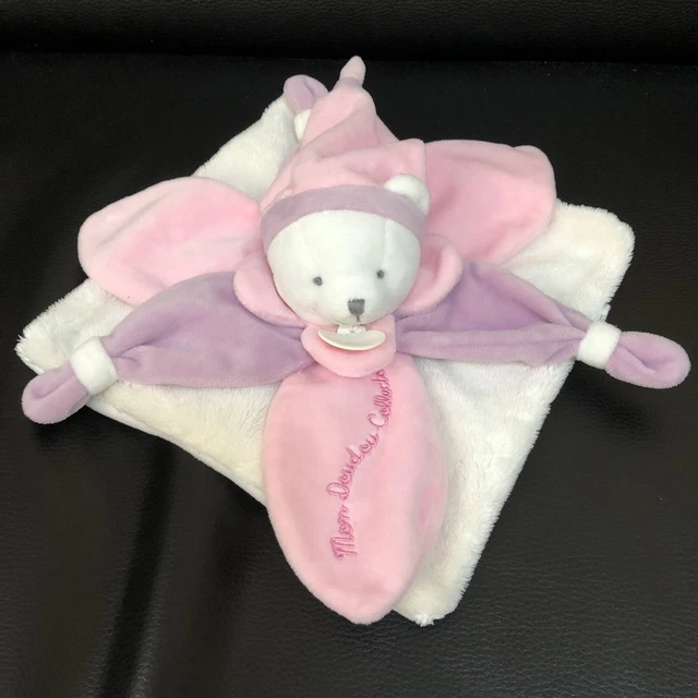 Doudou ours pétales Rose mon doudou collector DOUDOU ET COMPAGNIE