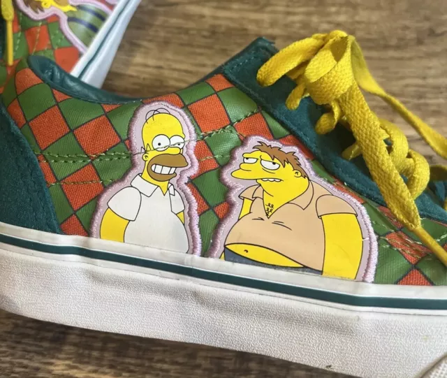 VANS The Simpsons Old Skool Moes Tavern Off The Wall Skate Shoe Mens 5 Women 6.5