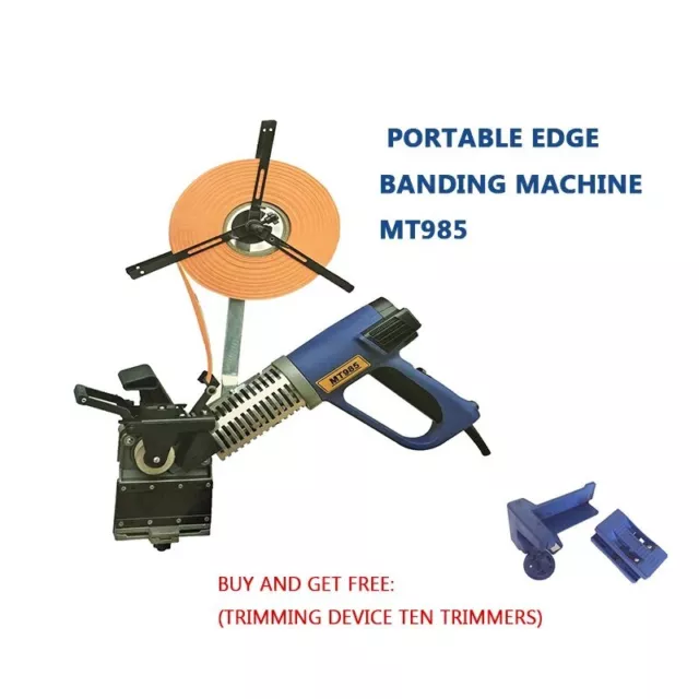 Edge Banding Machine MT985 Small Woodworking Portable Edge Banding Machine 2000W
