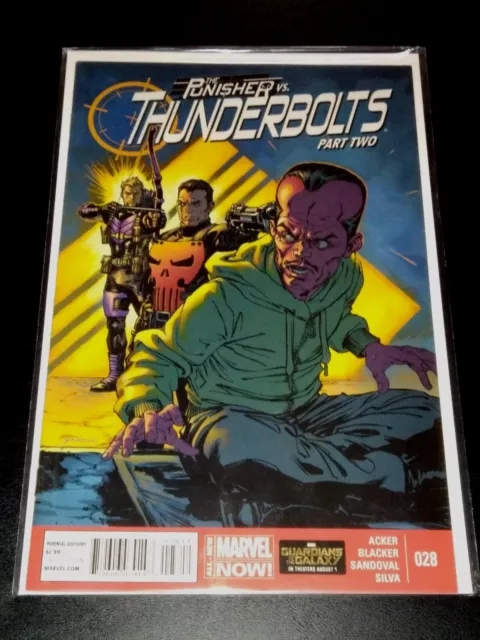 The Punisher Vs Thunderbolts #28 Marvel Comics Marvel Now!