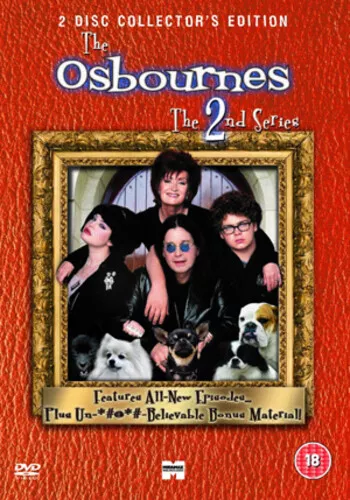 The Osbournes: Series 2 DVD (2004) Ozzy Osbourne cert 18 2 discs Amazing Value