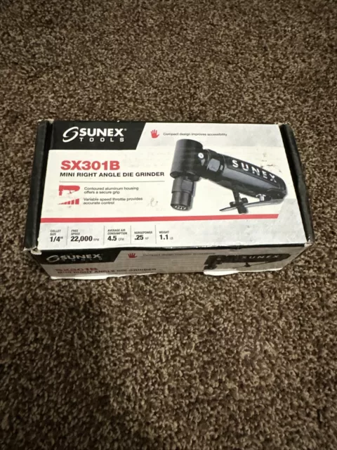 Unidad de repuesto mini amoladora de troqueles ángulo recto Sunex SX301B modelo negro
