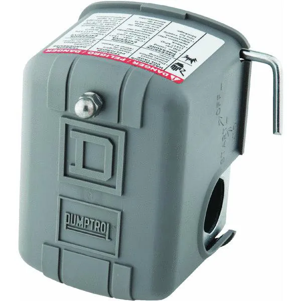 (5)-Telemechanique Sensor Pumptrol 30-50psi Actuated Pressure Switch FSG2J21M4CP