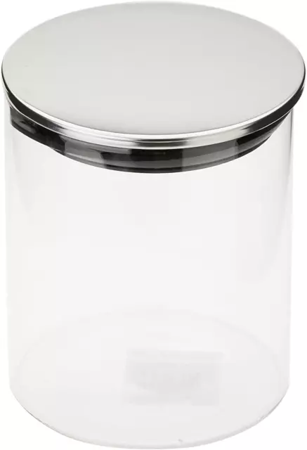 Davis & Waddell D3050 Essentials Glass Canister W/Stainless Steel Lid