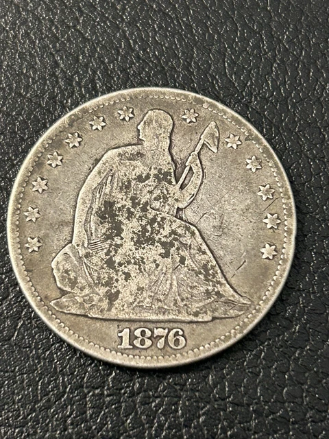 1876 Sitting Liberty Half Dollar