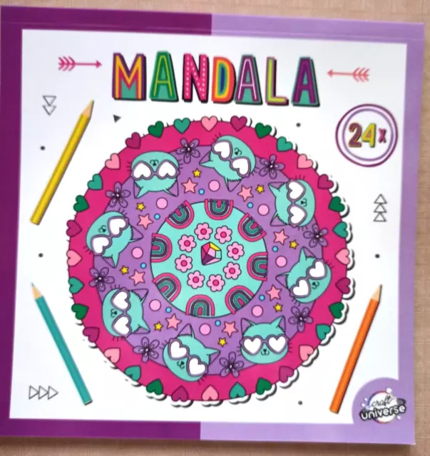 Mandala Malbuch für Kinder 24 Malvorlagen Malen Zeichnen Malspaß malen