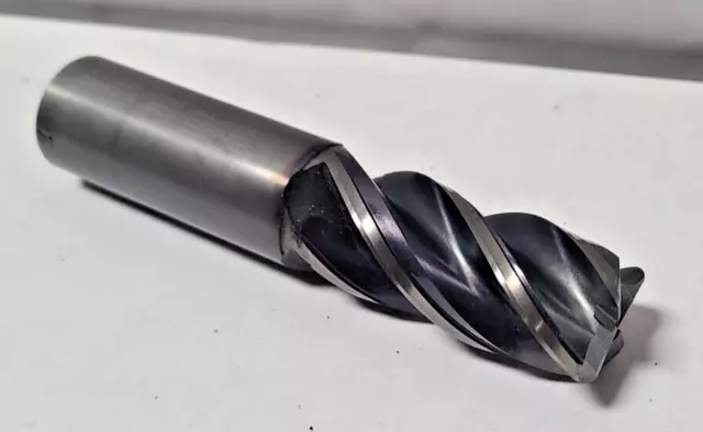 Solid Carbide End Mill 1" Shank 4 Flutes