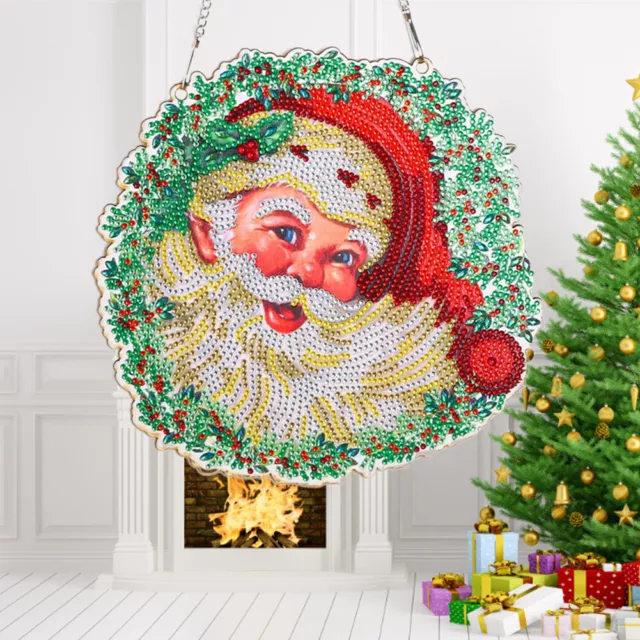 Demiawaking Diamond Painting Girlande Weihnachtsdeko DIY Diamant Malerei Kranz D