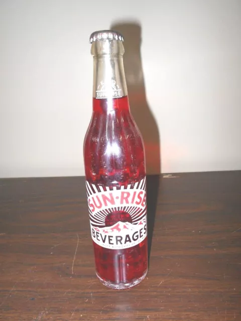 Vintage Sun-Rise Beverages - Red Lightning Cream Soda- 10 Fl. Oz.