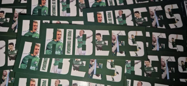 Pack of 25 13x4cm Hibs, Hibernian, Hibees, Pride Of Edinburgh Football/Ultras St