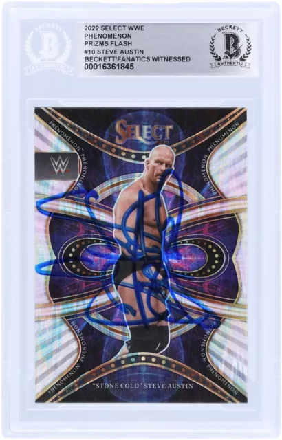 Signed Stone Cold Steve Austin Card