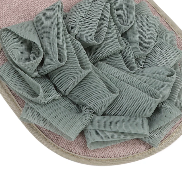 Shower Washcloth Glove Exfoliating Shower Towel Easy To Remove Mud For Bath