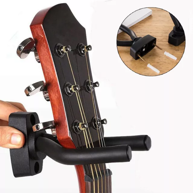 Holder Rack Guitar Wall Wall Stand Bracket Hook Mount Ukulele Bass Hanger