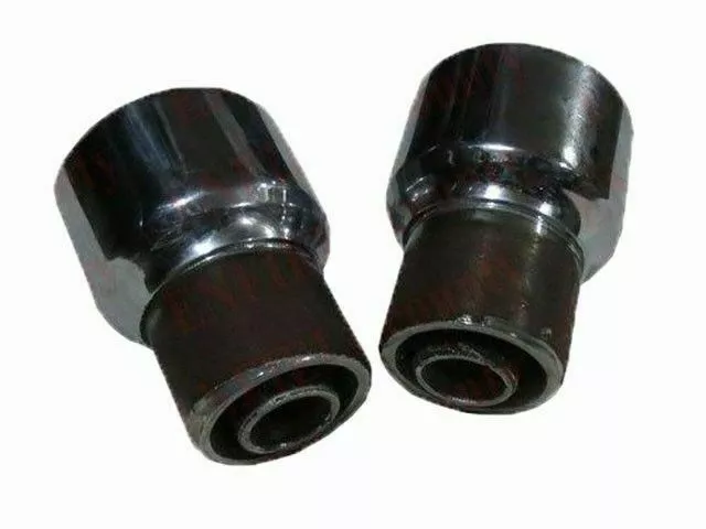 Nuovo Paio Lambretta Cromato Montaggio Supporto Motore Boccola Set Gp DL Gec