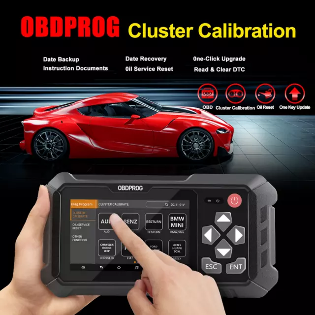 OBDPROG M500 Car Odo-meter Mileage Correction Tool OBD2 Code Reader Engine Check 3