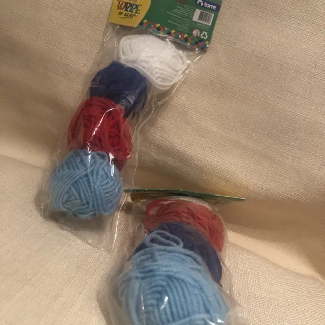 knitting crochet yarn bundle job lot 2 x sets