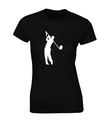 Golf Music Note Ladies T Shirt Funny Gift Idea For Golfer Musician Joke Novelty