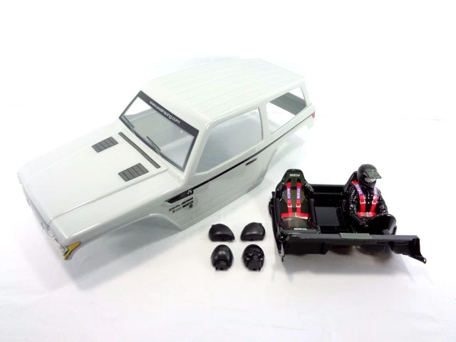 NEW AXIAL WRAITH Spawn Grey Body & Interior Set 1/10 Crawler Shell ...