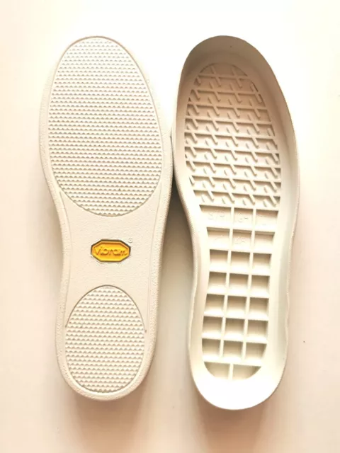 SUOLA VIBRAM IN GOMMA BIANCO n 37 mod. STRIGHTON