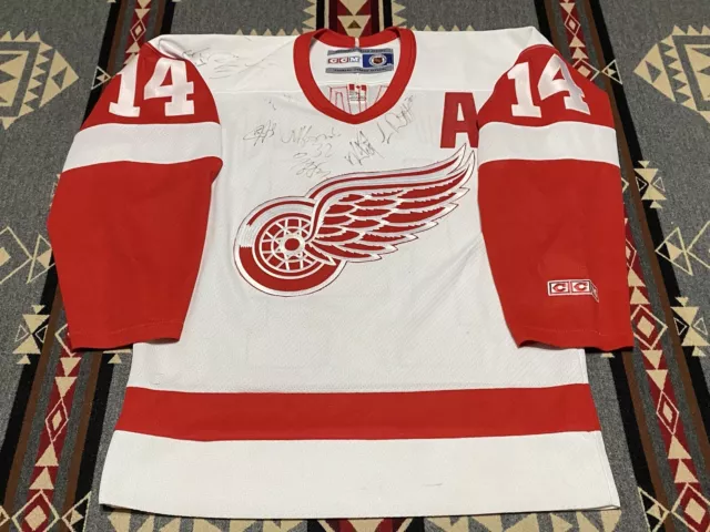 00's Chris Osgood Detroit Redwings CCM NHL Jersey Size XXL – Rare VNTG