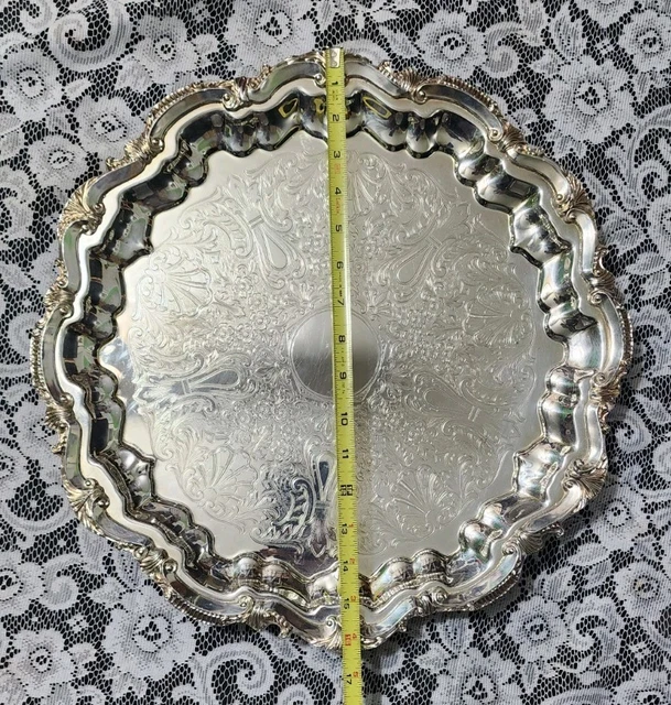 Platters & Trays, Silverplate, Silver, Antiques - PicClick CA