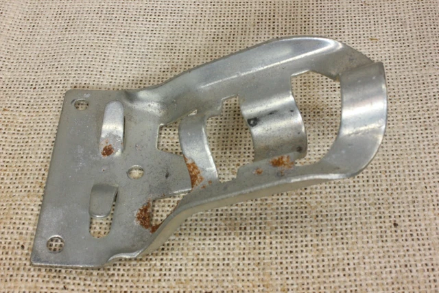 Old Vintage Flag Pole Bracket Banner 3/4” Holder Steel 25 Degree Angle USA Made 3