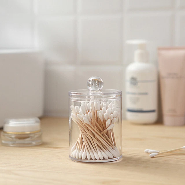 Cosmetic Organizer Makeup Cotton Pad Swab Case Holder Drawer Jewelry Sto_jr