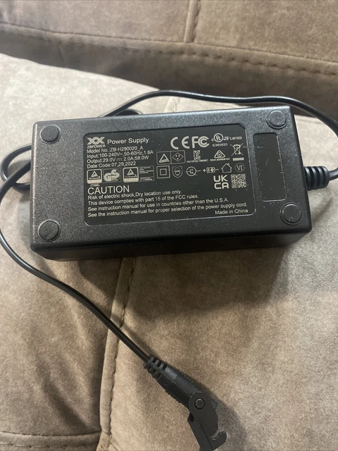 AC Adapter to Lift Chair ZB-H290020 Inline Limoss Class 2 Power Supply no cord
