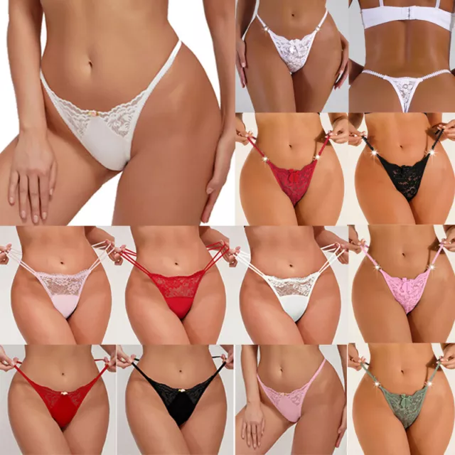 LADIES WOMEN CROTCHLESS Mini Panties Briefs G-string Lingerie Underwear  Thong BM EUR 1,67 - PicClick FR