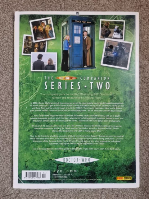 Doctor Dr Who Dwm Magazine Special Edition #14 The Companion Series Two 2006 3