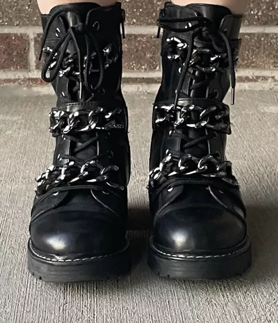 KURT GEIGER STORM Boots Wine Patent Size 40 Brand New 45.00 PicClick UK