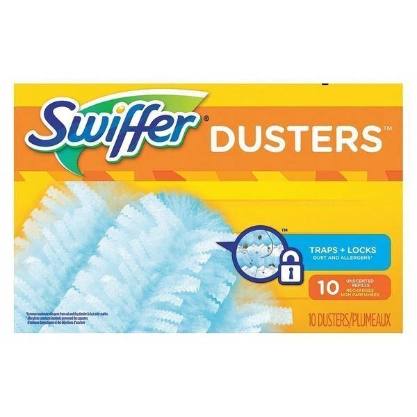 SWIFFER Duster Refill, Blue, 7-1/2" L, PK4 , 21459