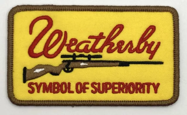 Weatherby Shotgun Rifle Firearms Guns Retro Vintage Style Cap Hat Patch Symbol