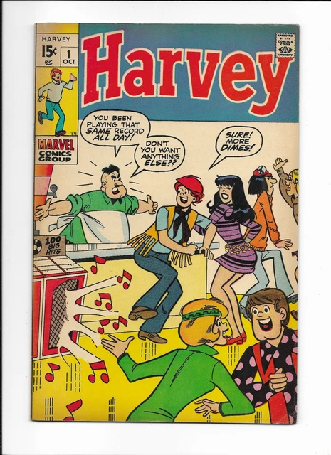 Harvey #1 ==> Fn/Vf 1St Appearance Issue Marvel Comics 1970