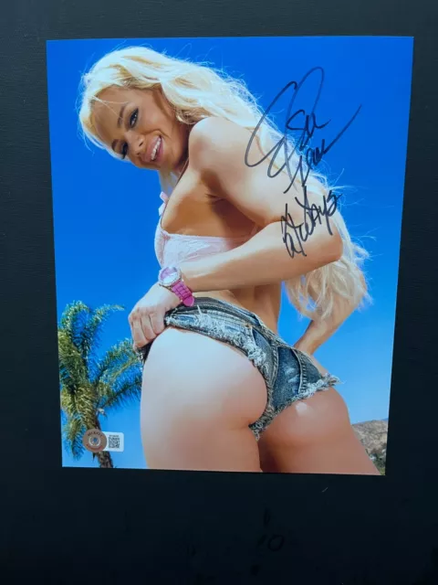 Elsa Jean Hot! autographed signed sexy porn star 8x10 photo Beckett BAS coa