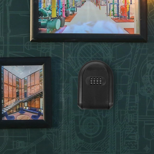 Cassetta Sicurezza Chiavi Con Codice 12 Cifre | Impermeabile E Antiscasso | Per Esterno Casa Ufficio