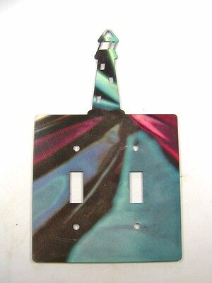 LightHouse Double Light Switch Cover Plate by Steel Images 42415