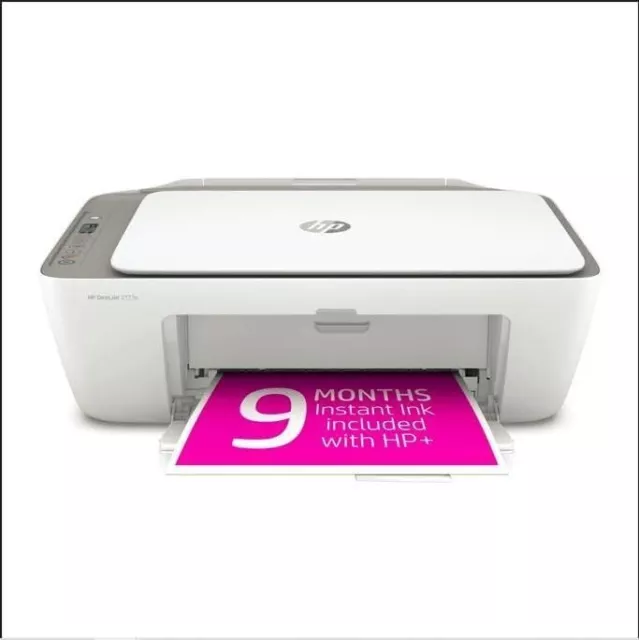 Impresora de computadora HP 2723e Deskjet todo en uno 9 meses tinta B 076 12 0786